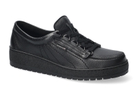 chaussure mephisto lacets lady noir texturé
